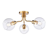 Franklite Chalice Semi-Flush Fitting – 3 Light