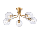 Franklite Chalice Semi-Flush Fitting – 5 Light