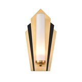 Franklite Chrysler Wall Light – Black and Gold