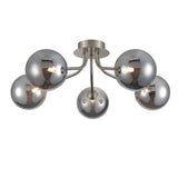 Franklite Cosmic 5 Light Fitting - Satin Nickel