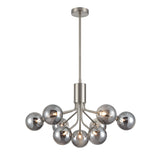 Franklite Cosmic 9 Light Pendant - Satin Nickel