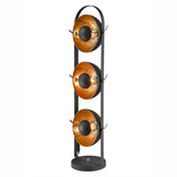 Franklite Earl Standard Lamp – Black and Gold