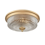 Franklite Emerson Flush Ceiling Light – Gold Painted