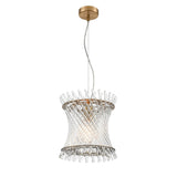 Franklite Ethereal Pendant – 1 Light – Aged Brass