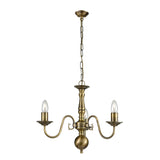 Franklite Halle Chandelier – 3 Lights