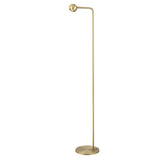 Franklite Iris Floor Lamp – Satin Brass