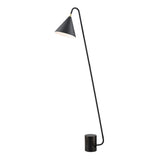 Franklite Paisley Floor Lamp – Matte Black