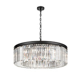 Franklite Perdita Pendant Light – Black – 10 lights