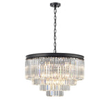 Franklite Perdita Pendant Light – Black – 20 Lights