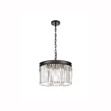 Franklite Perdita Pendant Light – Black – 5 lights