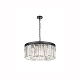 Franklite Perdita Pendant Light – Black – 8 lights
