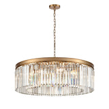Franklite Perdita Pendant Light – Brushed Brass – 10 lights