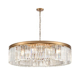 Franklite Perdita Pendant Light – Brushed Brass – 12 Lights