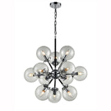 Franklite Reaction Chandelier – 12 Lights – Chrome