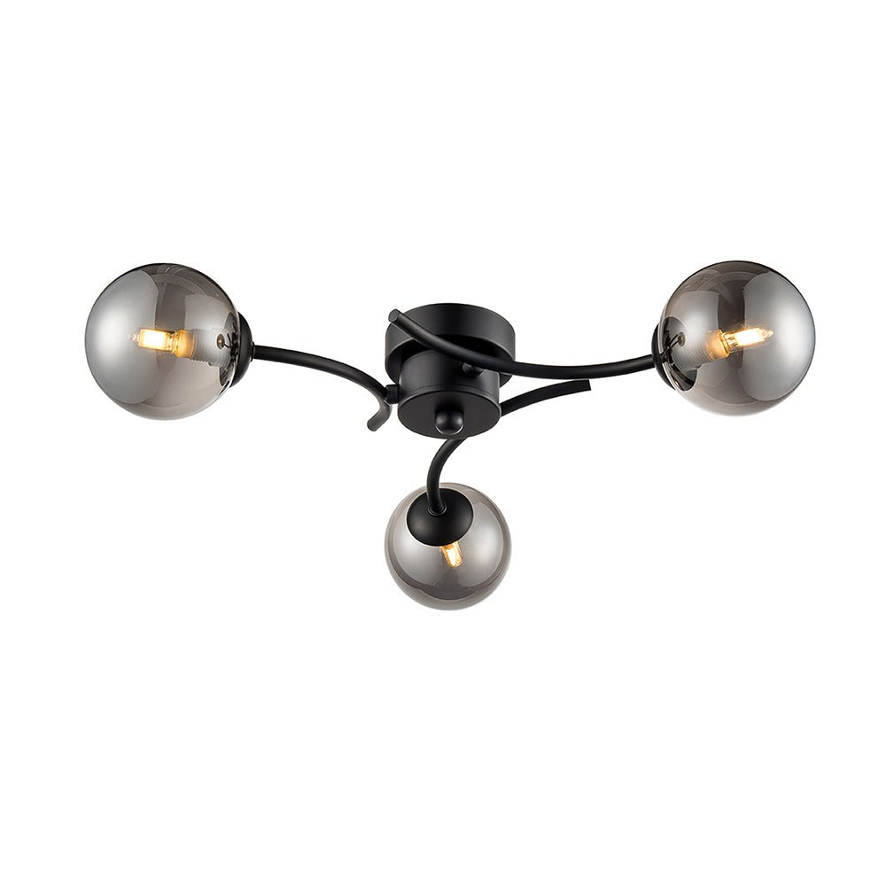 Franklite Semi-Flush Ceiling Light – 3 Lights