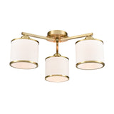 Franklite Sirius Ceiling Light – 3 Lights – Aged Brass