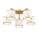 Franklite Sirius Ceiling Light – 5 Lights – Aged Brass