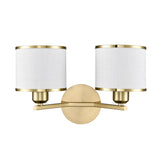 Franklite Sirius Wall Light – 2 Lights – Aged Brass