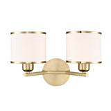 Franklite Sirius Wall Light – 2 Lights – Aged Brass