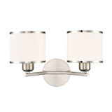 Franklite Sirius Wall Light – 2 Lights – Satin Nickel