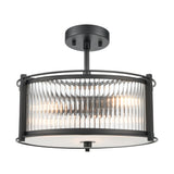 Franklite Sloane 3 Light Pendant – Matte Black