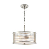 Franklite Sloane 3 Light Pendant – Polished Nickel