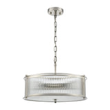 Franklite Sloane 5 Light Pendant – Polished Nickel