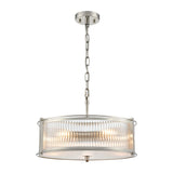 Franklite Sloane 5 Light Pendant – Polished Nickel