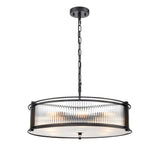 Franklite Sloane 8 Light Pendant – Matte Black