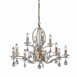 Franklite Willow Chandelier – 12 Lights – Bronze