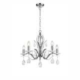 Franklite Willow Chandelier – 5 Lights – Chrome