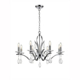 Franklite Willow Chandelier – 8 Lights – Chrome