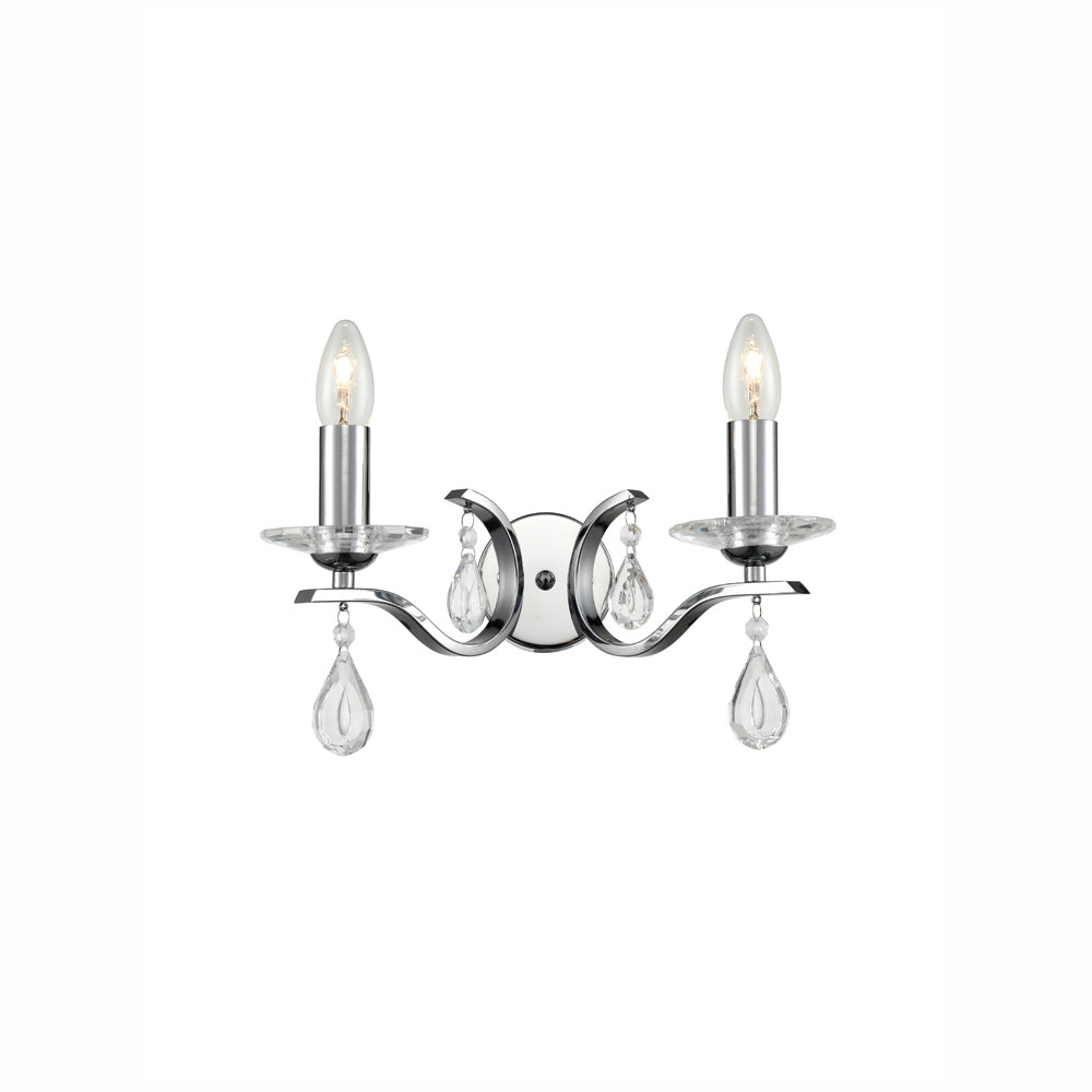 Franklite Willow Wall Light – Chrome