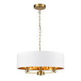 Franklite Windsor Pendant Light - 3 Lights - Aged Brass