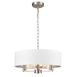 Franklite Windsor Pendant Light - 3 Lights - Satin Nickel