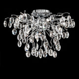 Franklite Wisteria 8 Light Flush Ceiling Light