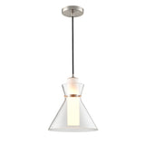 Franklite Bliss Pendant Light – Satin Nickel