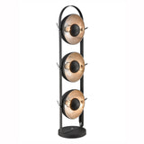 Franklite Earl Standard Lamp – Black and Silver