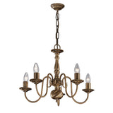 Franklite Halle Chandelier – 5 Lights