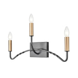 Franklite Kasteel Wall Light – 3 Lights – Antique Bronze