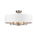 Franklite Windsor Pendant Light - 5 Lights - Satin Nickel