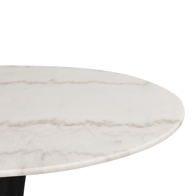 Liang & Eimil Telma Dining Table in Matt Black and White Marble - Large