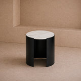 Liang & Eimil Samba Side Table with White Marble Top