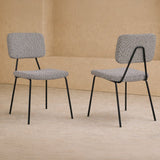 Liang & Eimil Tatini Dining Chair Emporio Pattern Fabric - Set of 2
