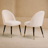 Liang & Eimil Alfa Chair in Sand Boucle Set of 2