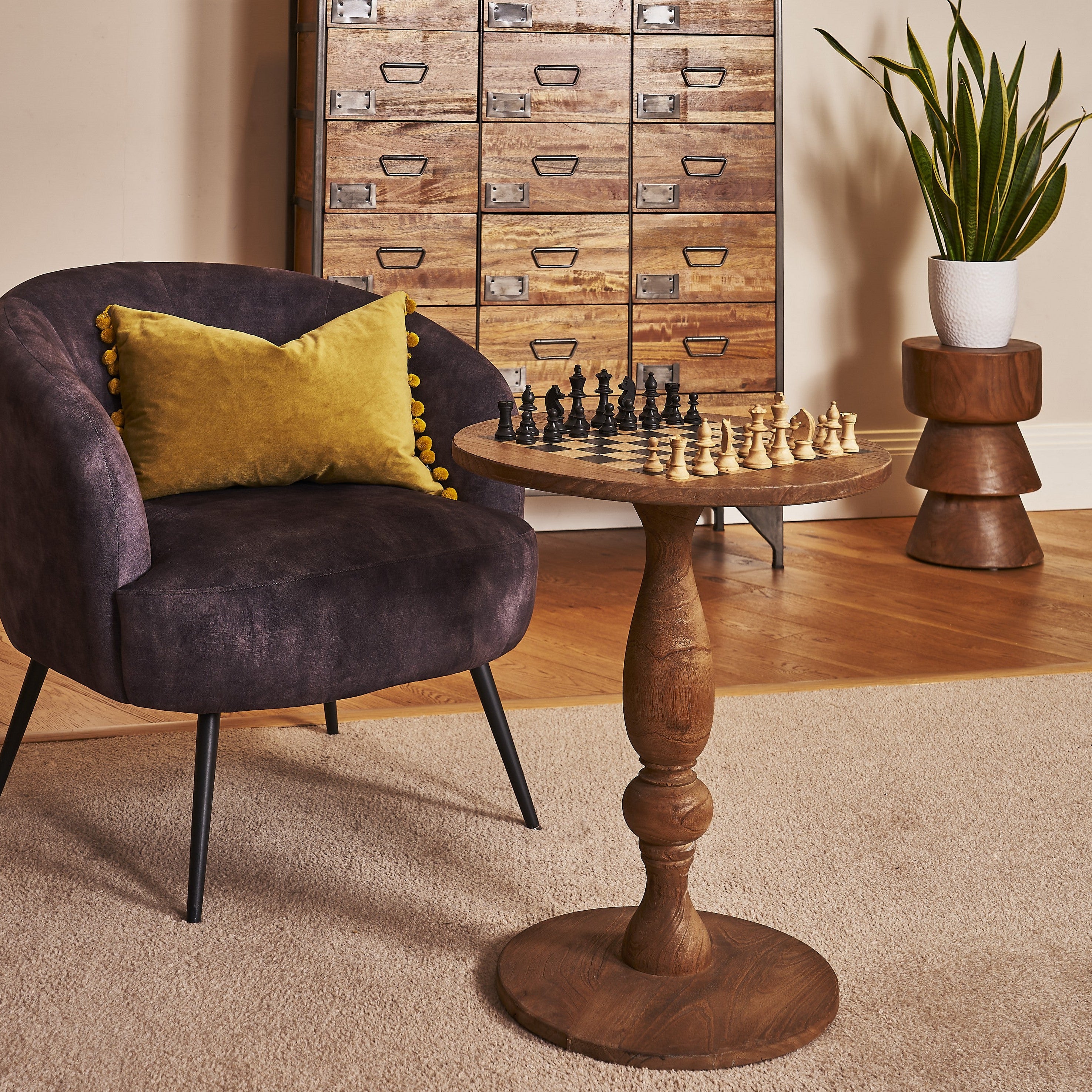 Gambit Bishop Stool/Side Table
