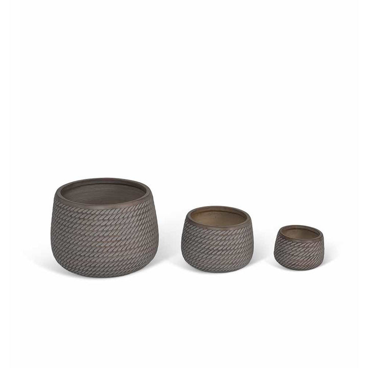 Garden Tading Bramdean Planters – Set of 3 – Brown