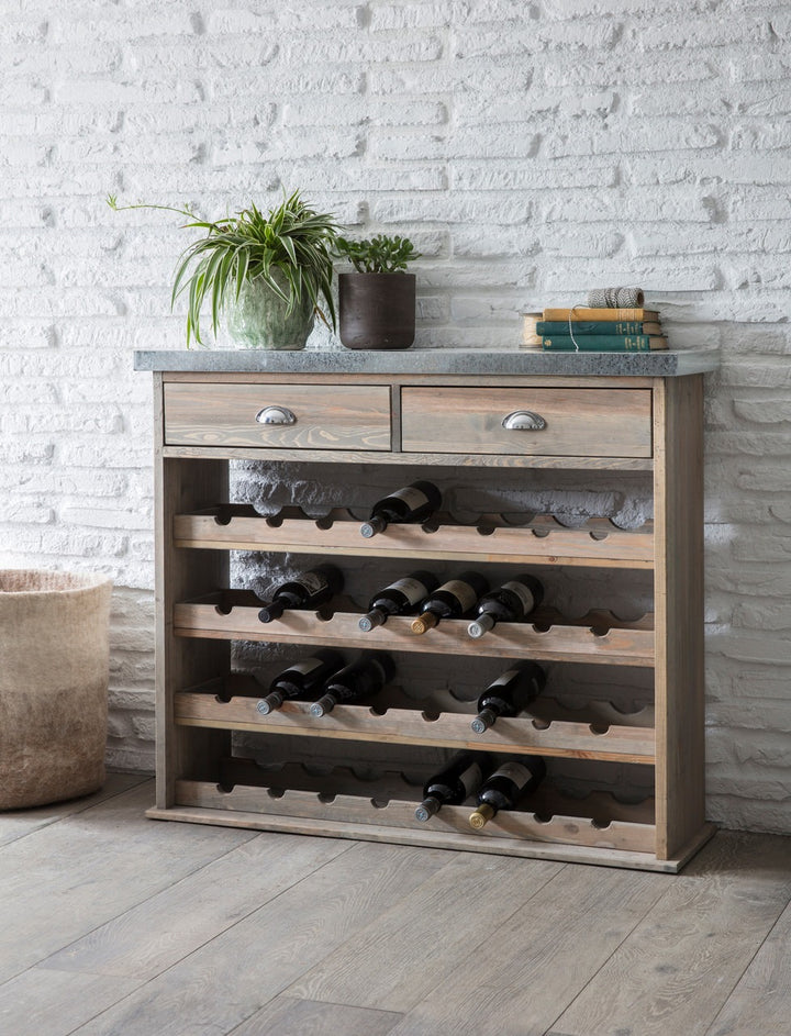 Garden Trading Aldsworth Sideboard with Wine Rack