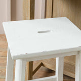 Garden Trading Ashwell Handle Bar Stool – White
