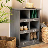 Garden Trading Chedworth Shoe Locker in Charcoal – Small